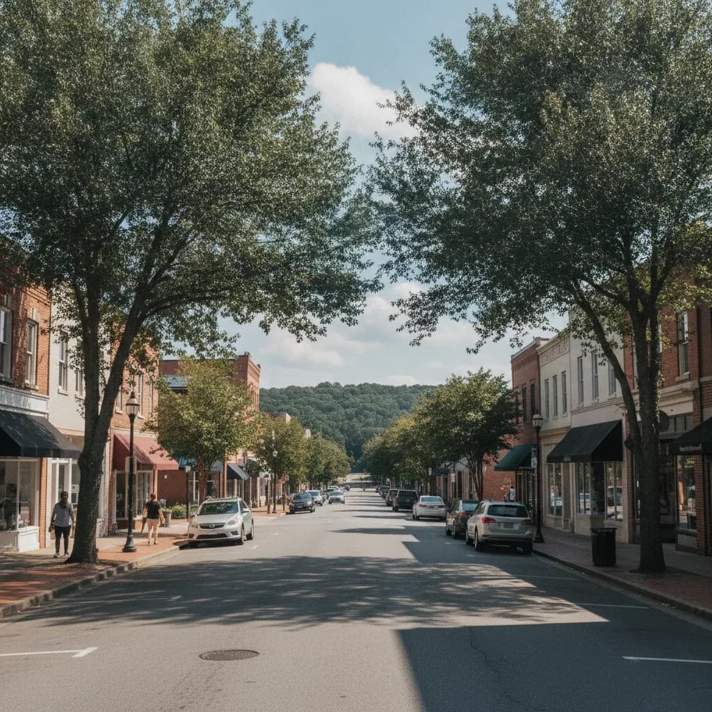 View of North Decatur, GA