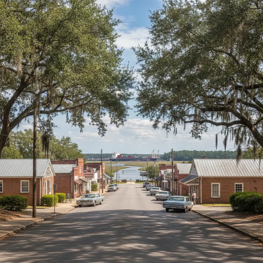 View of Port Wentworth, GA