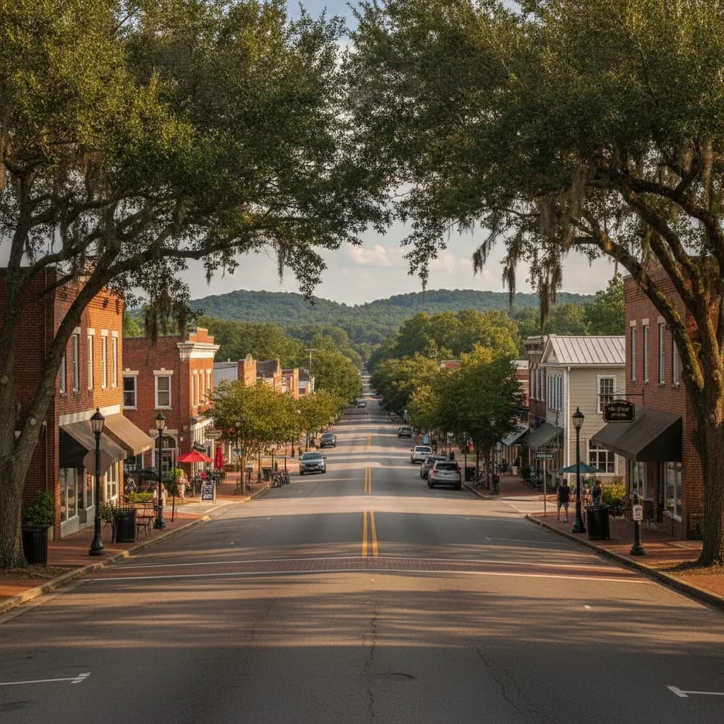 View of Powder Springs, GA