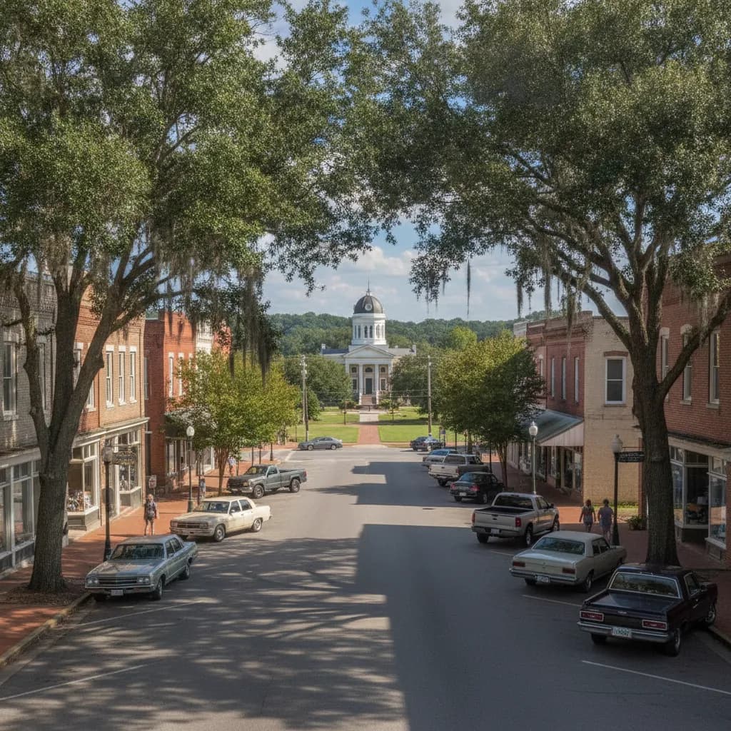 View of Quitman, GA