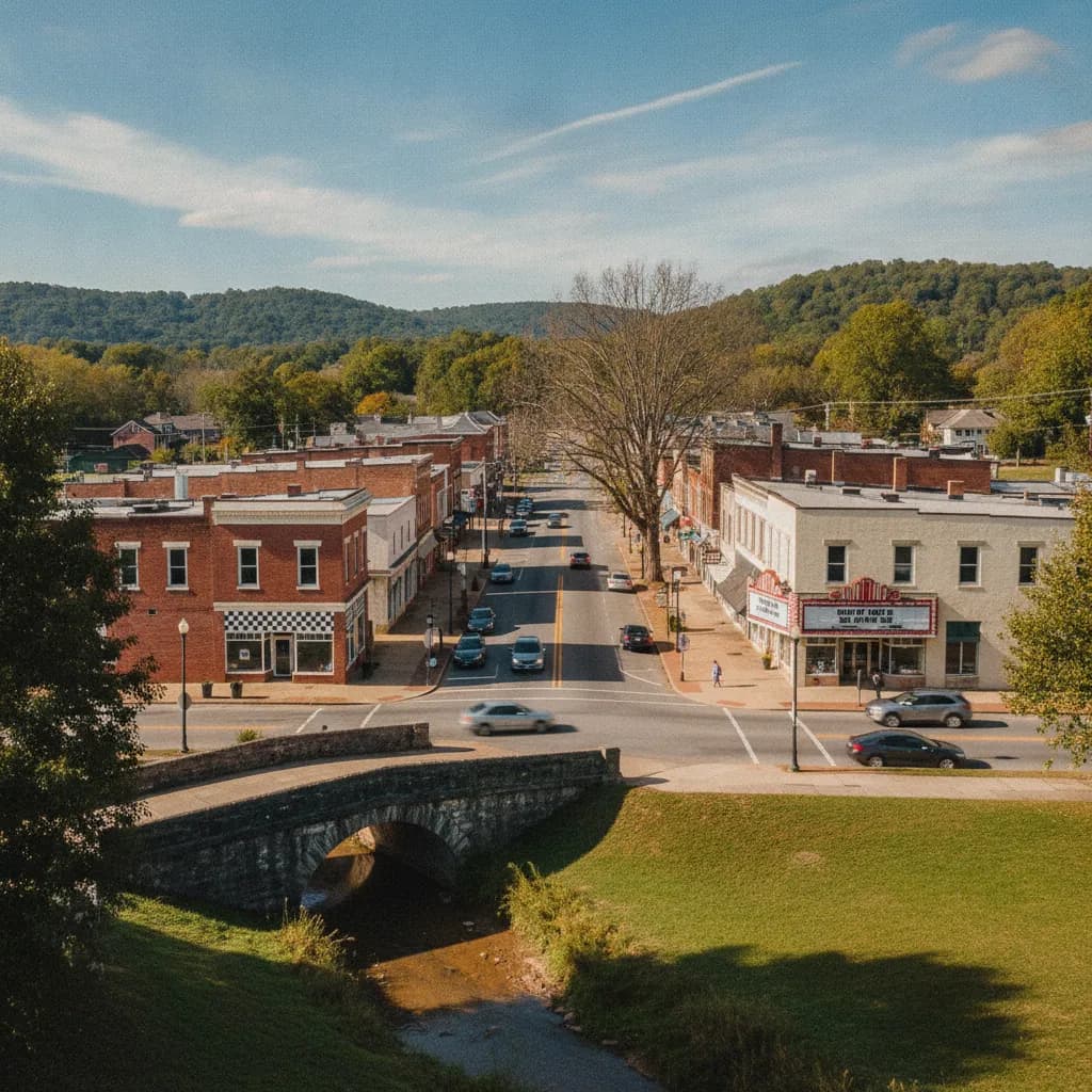 View of Rossville, GA