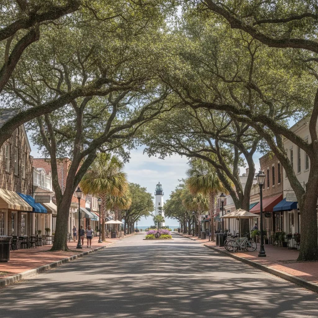 View of St. Simons, GA