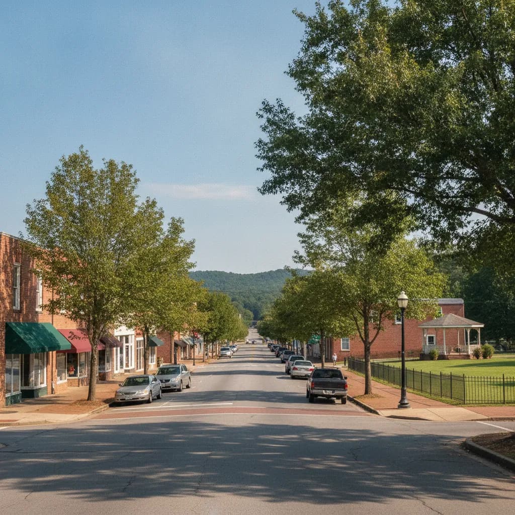 View of Temple, GA