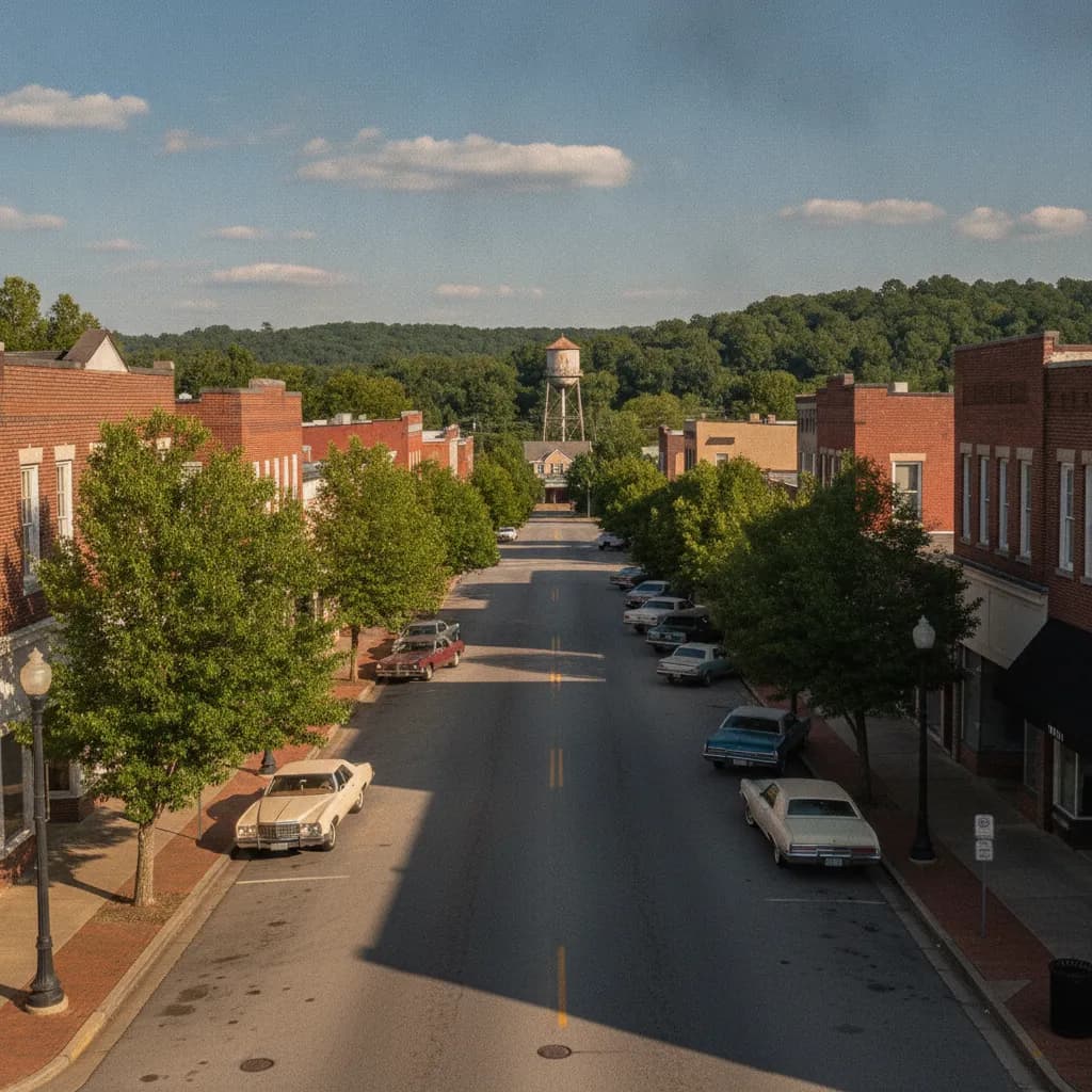 View of Union City, GA