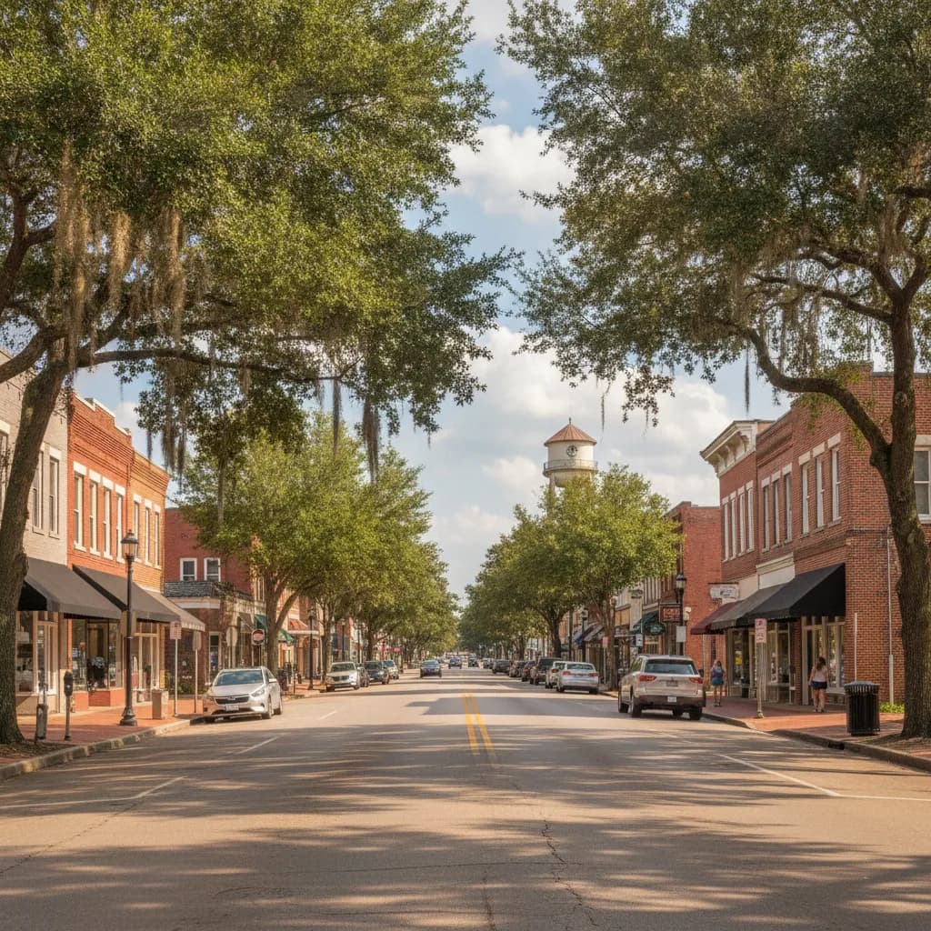 View of Valdosta, GA
