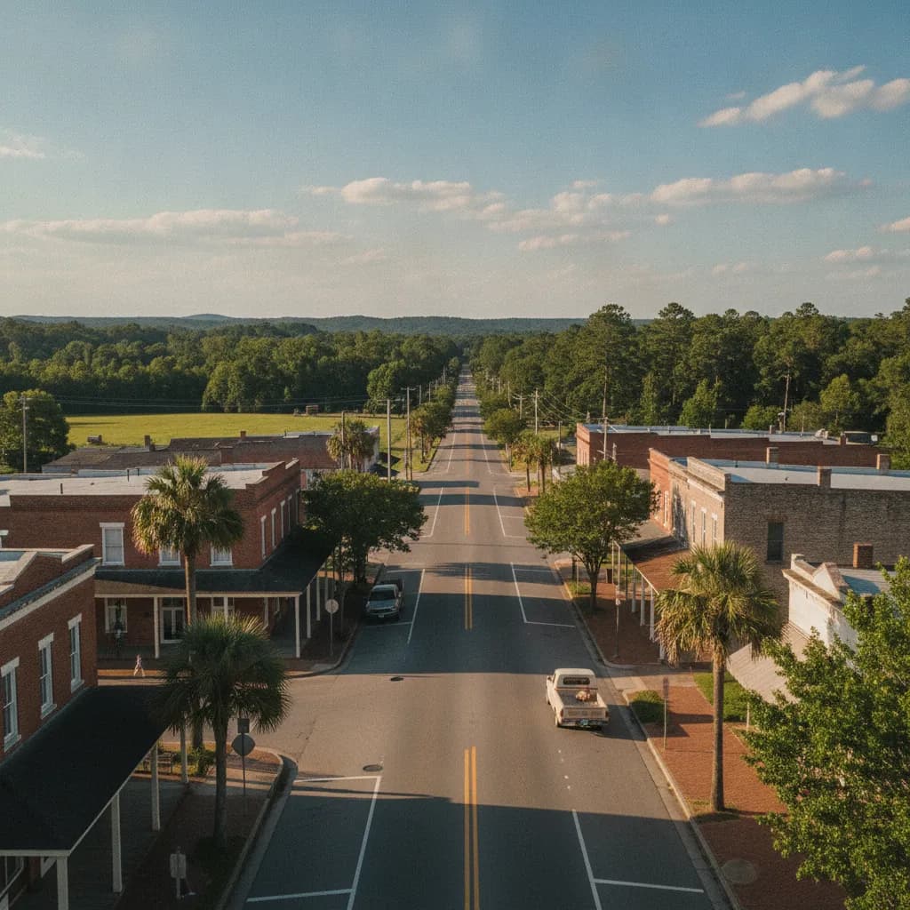 View of Walthourville, GA