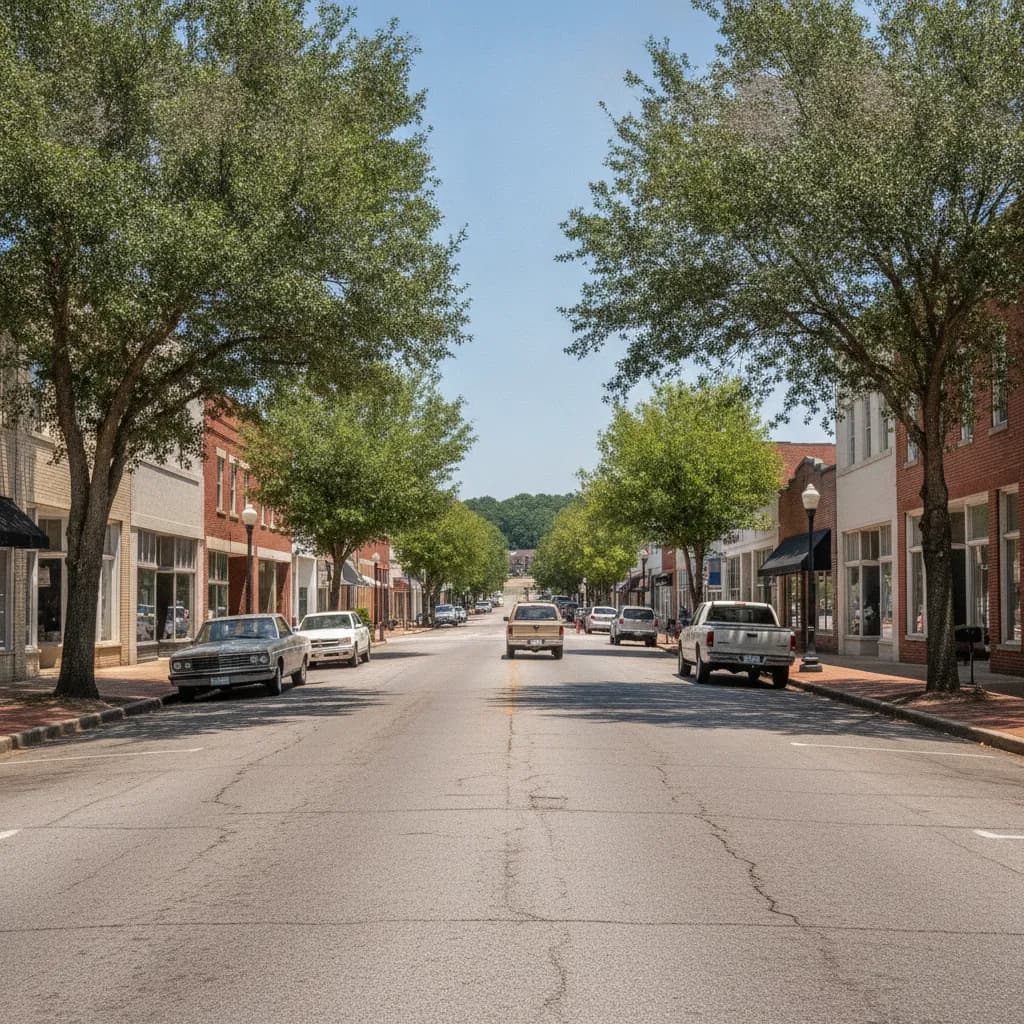 View of Warner Robins, GA