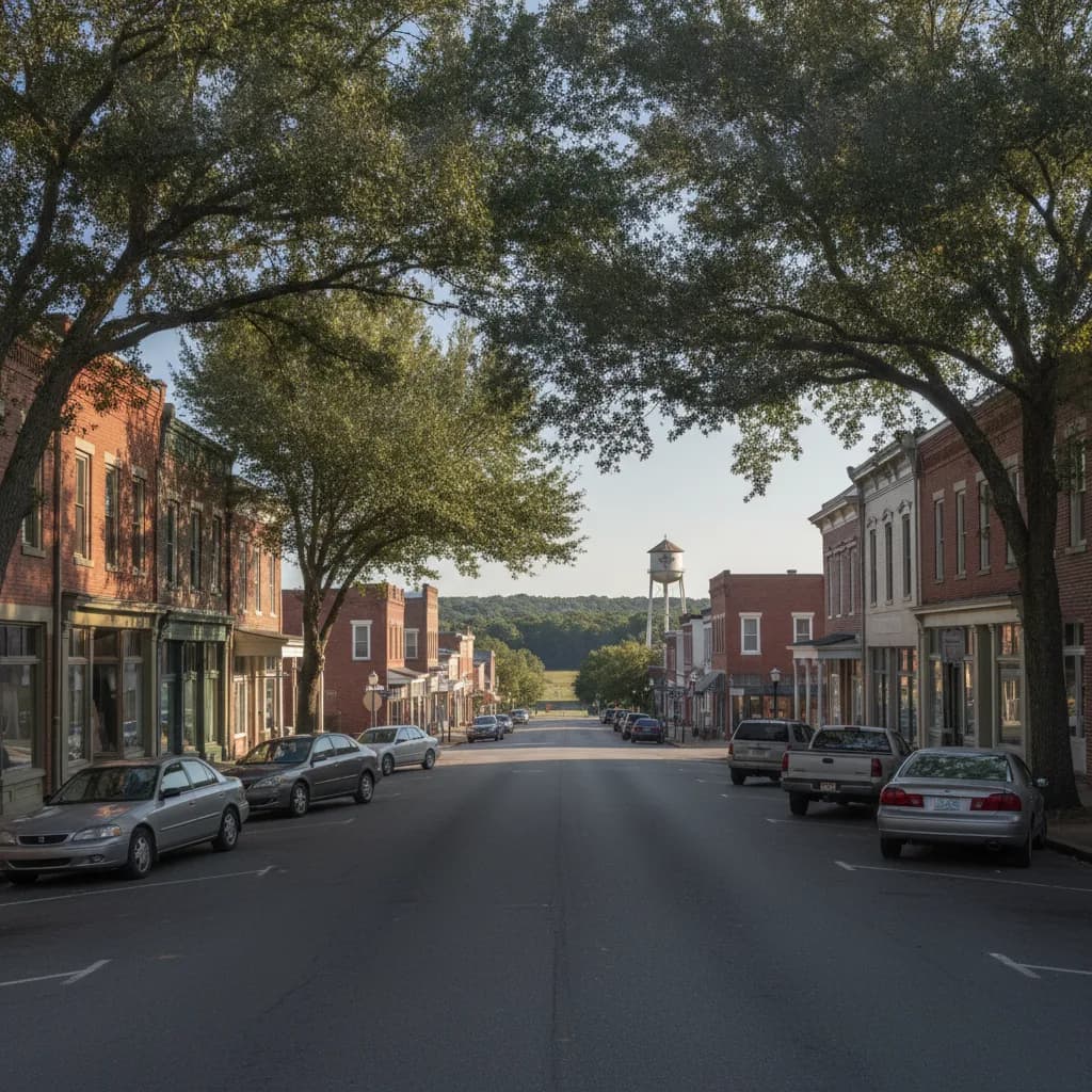 View of Waynesboro, GA