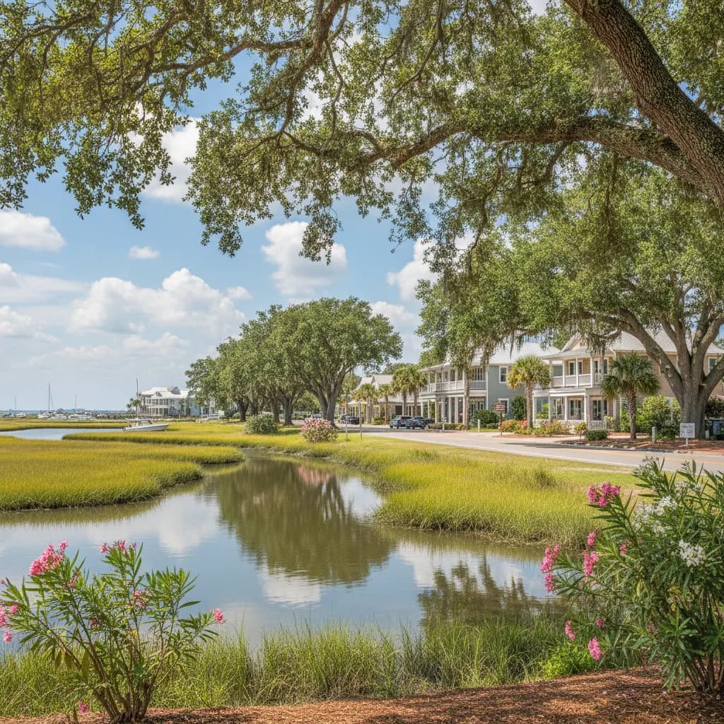 View of Wilmington Island, GA