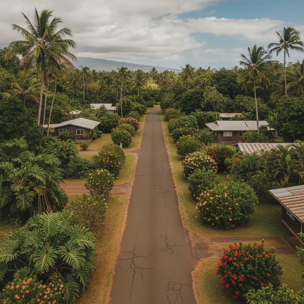 View of Hawaiian Paradise Park, HI