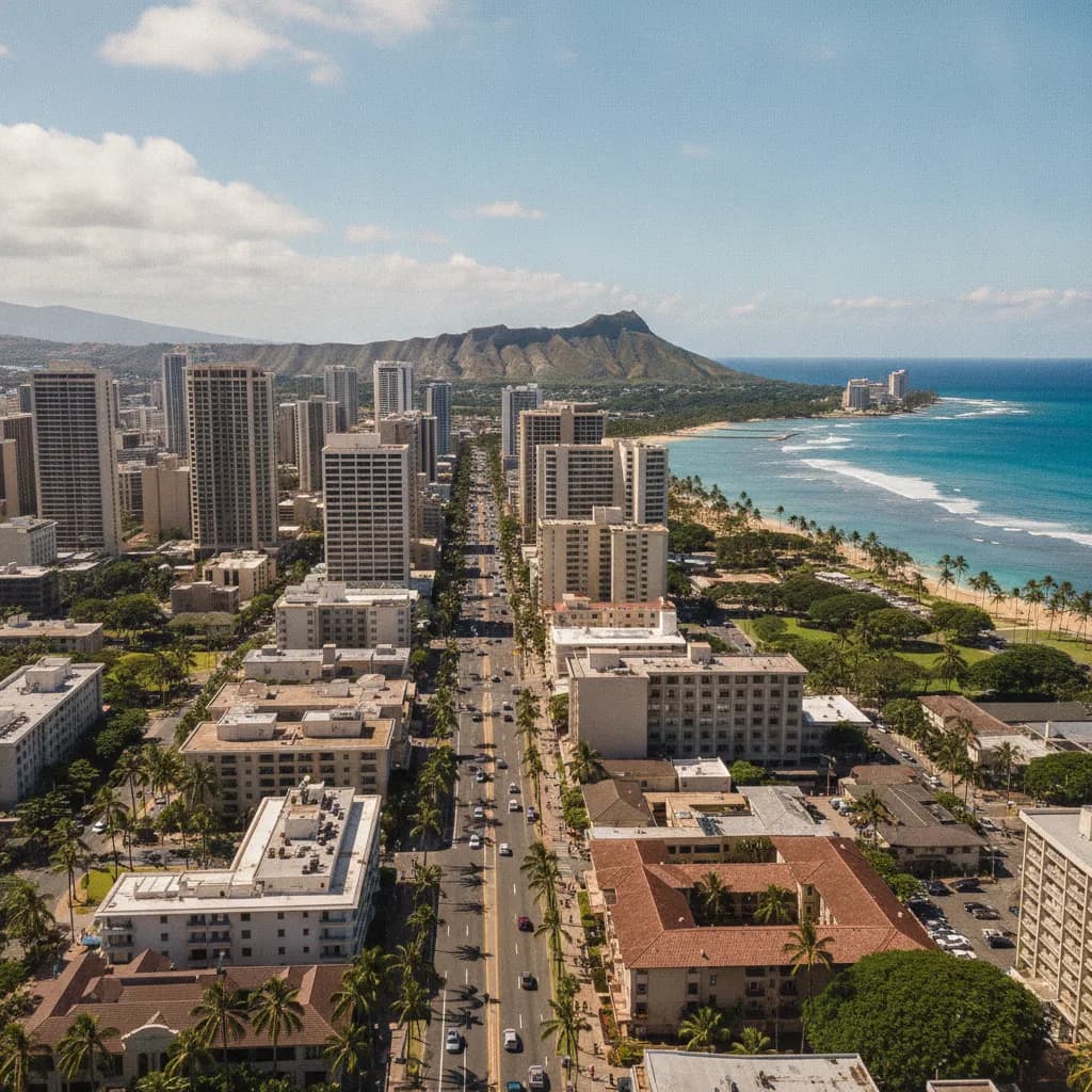 View of Honolulu, HI