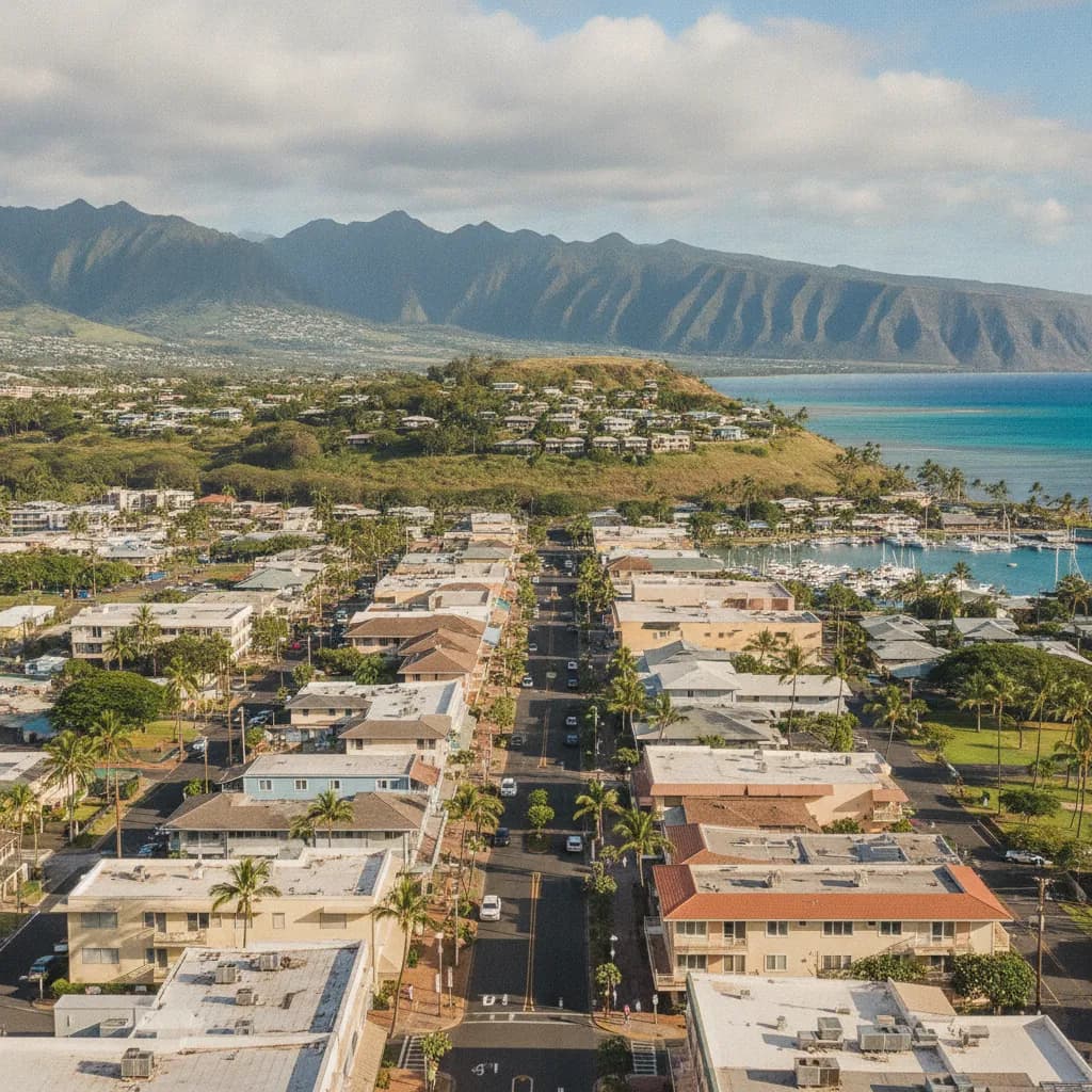 View of Kahului, HI