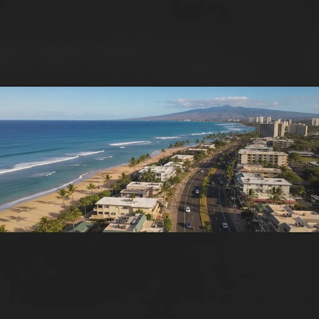 View of Kihei, HI