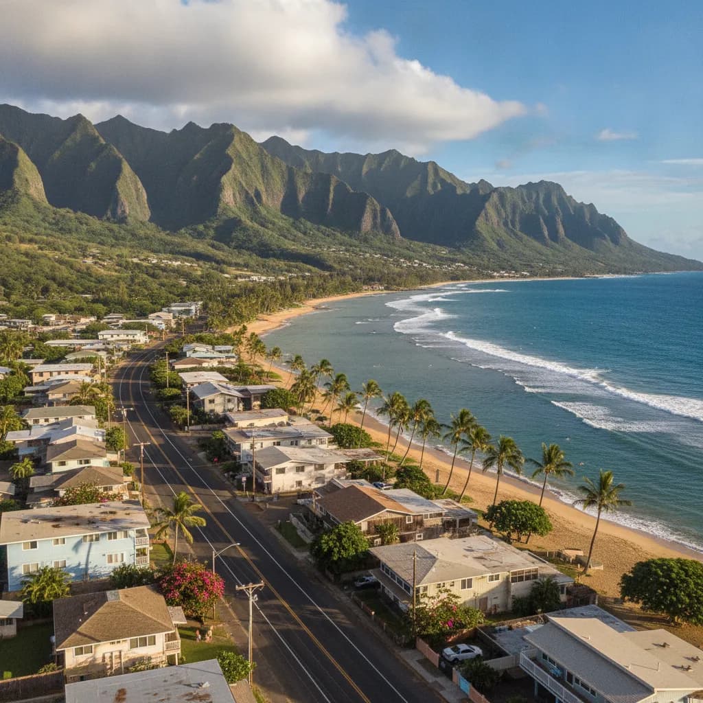 View of Makaha, HI