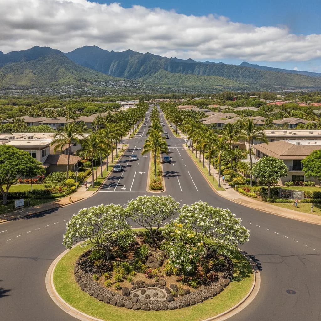 View of Mililani Mauka, HI