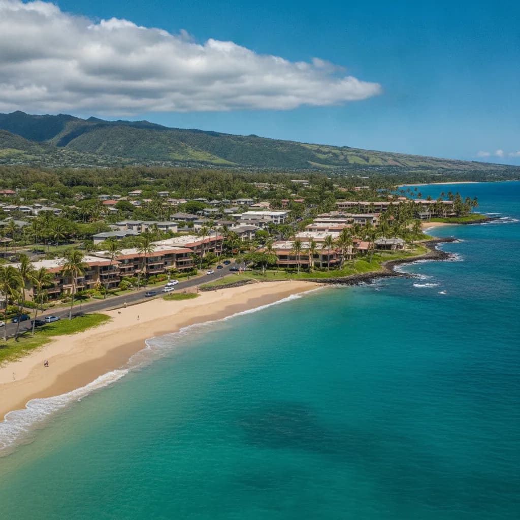 View of Napili-Honokowai, HI