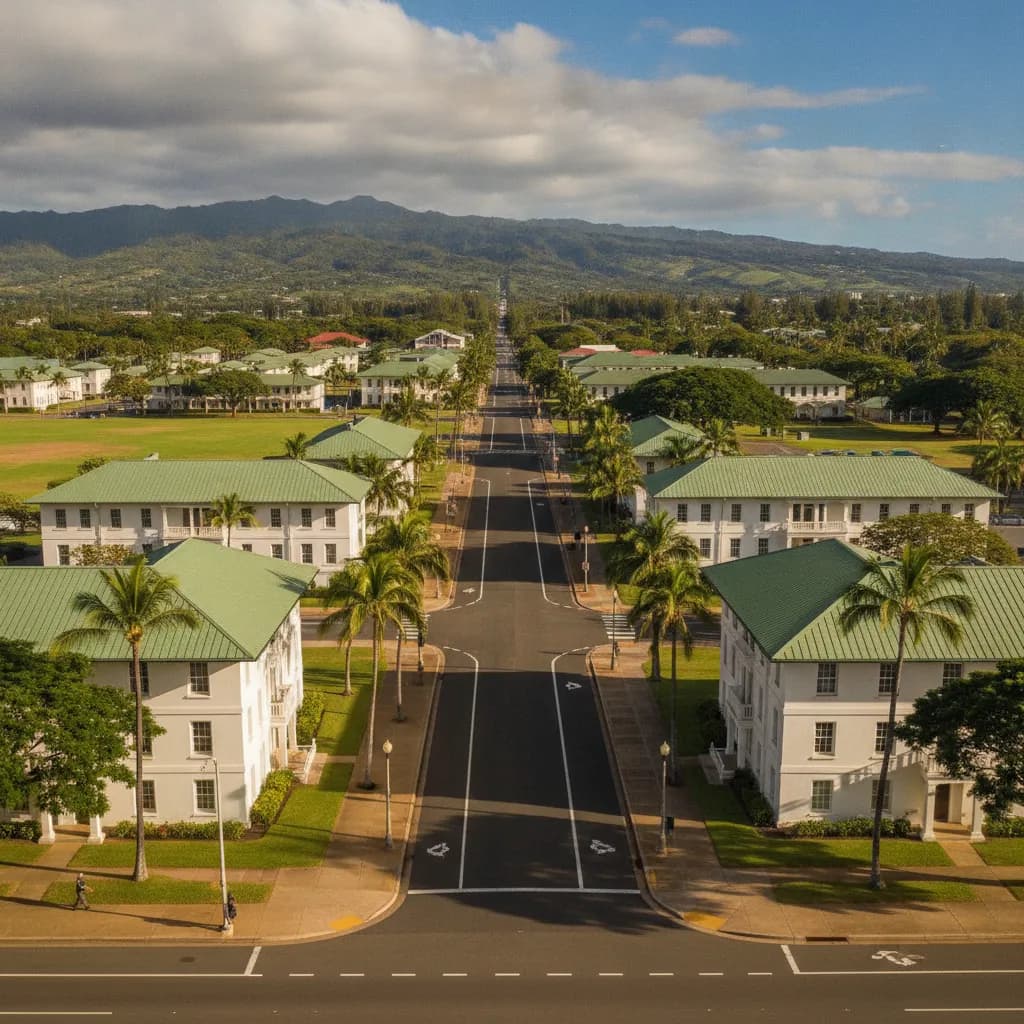 View of Schofield Barracks, HI