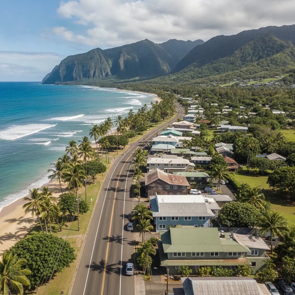 View of Waihee-Waiehu, HI