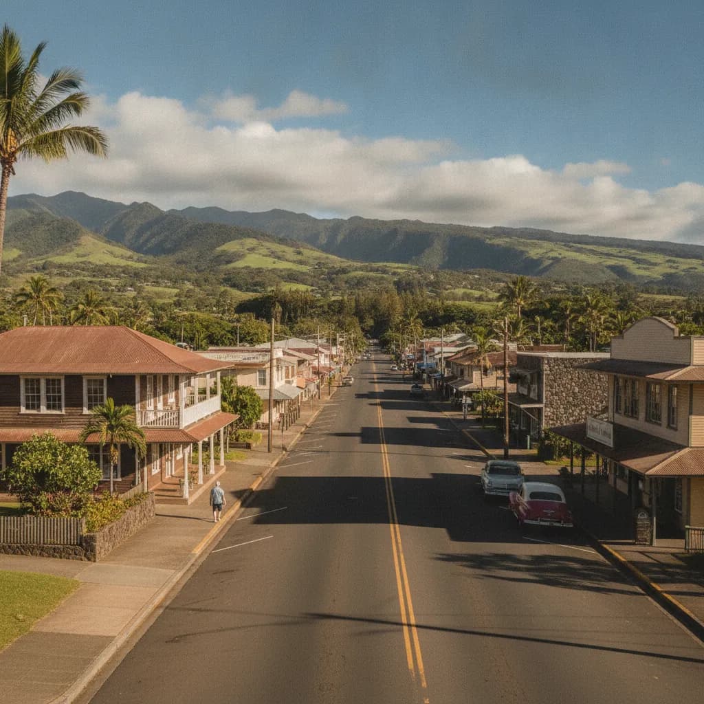 View of Waimea, HI
