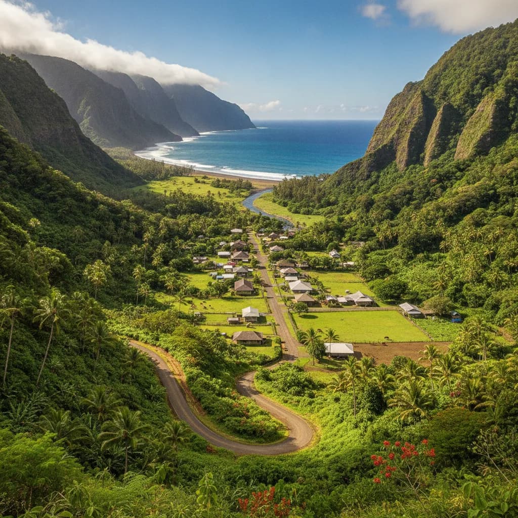 View of Waipio, HI