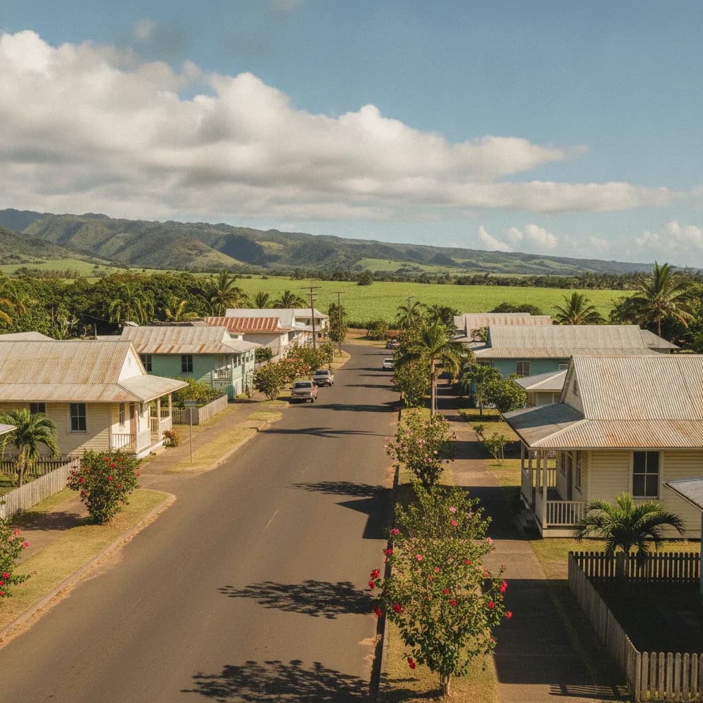 View of Whitmore Village, HI