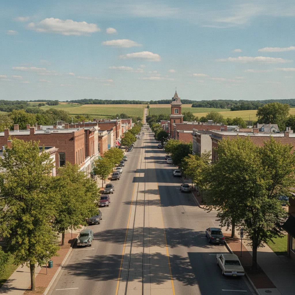 View of Ames, IA