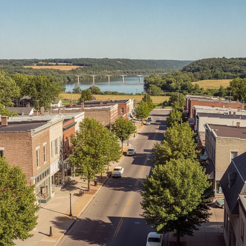 View of Bettendorf, IA