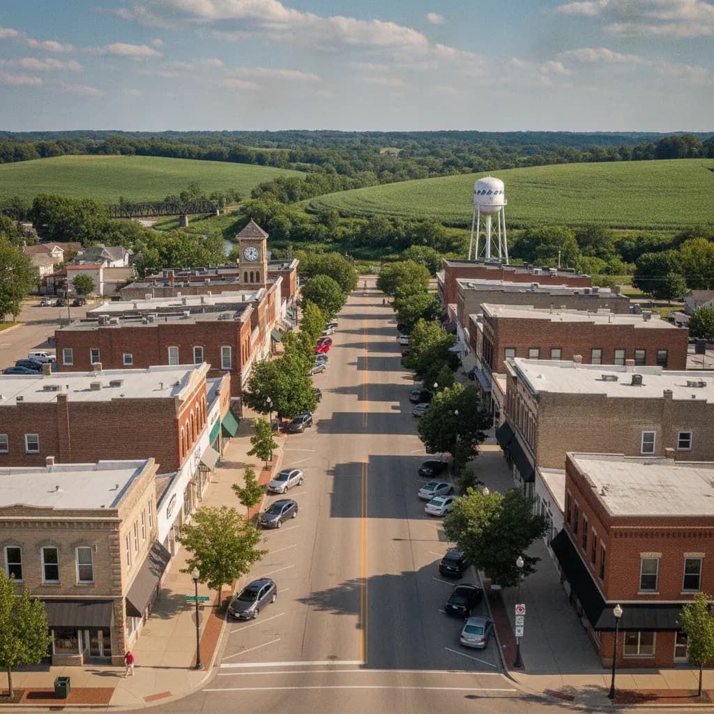 View of Boone, IA