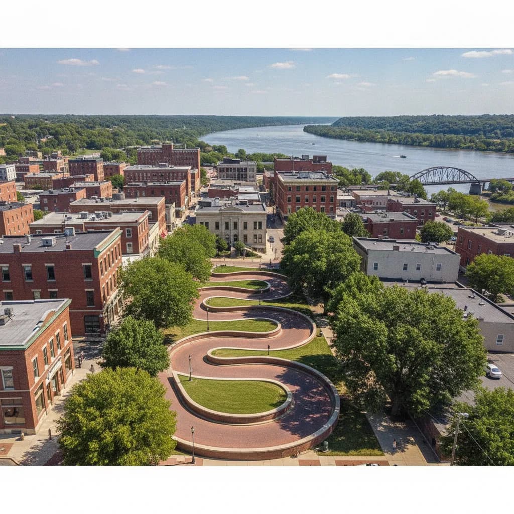 View of Burlington, IA