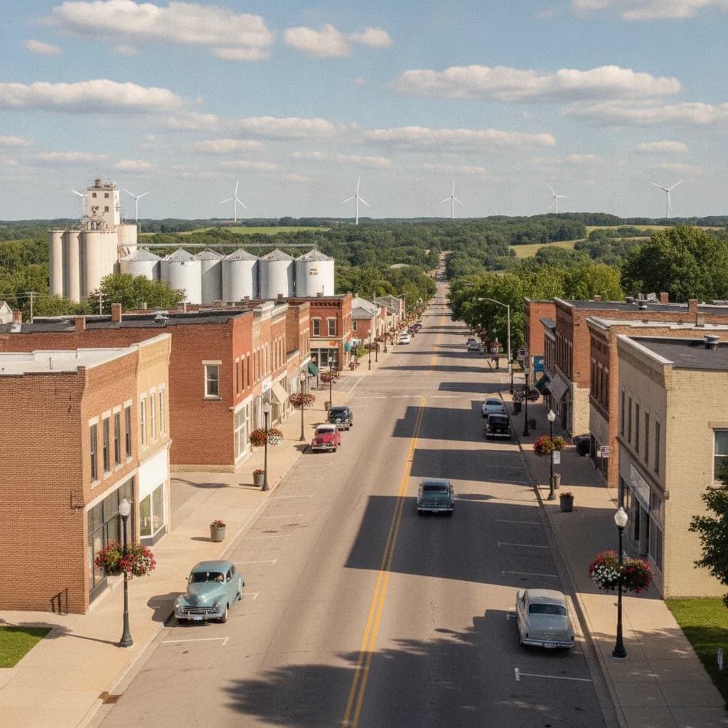 View of Carroll, IA