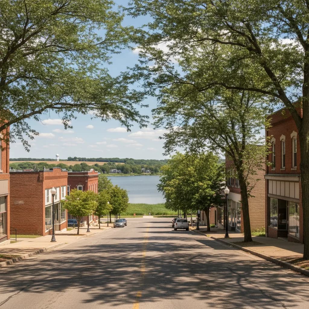 View of Carter Lake, IA