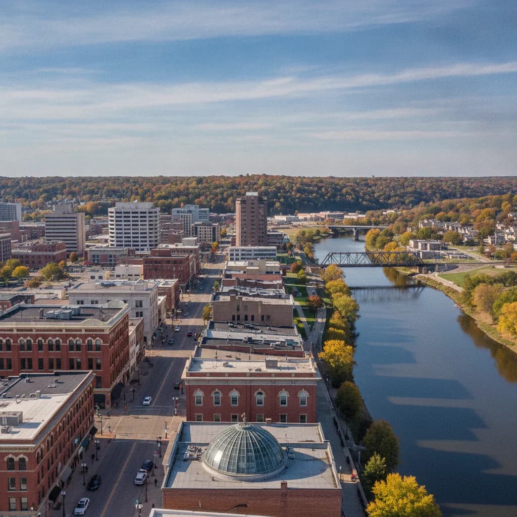 View of Cedar Rapids, IA