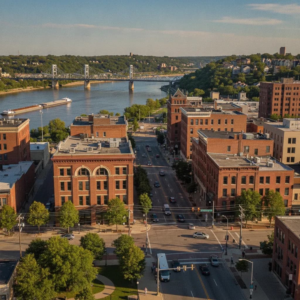 View of Davenport, IA