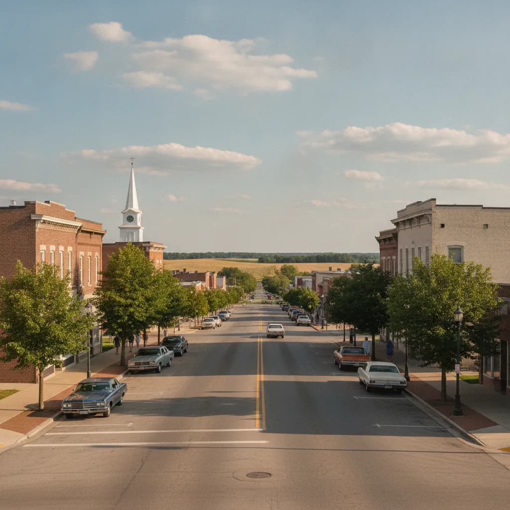 View of DeWitt, IA