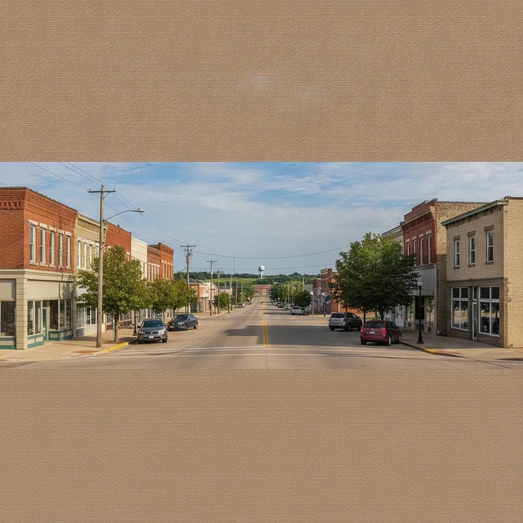 View of Emmetsburg, IA