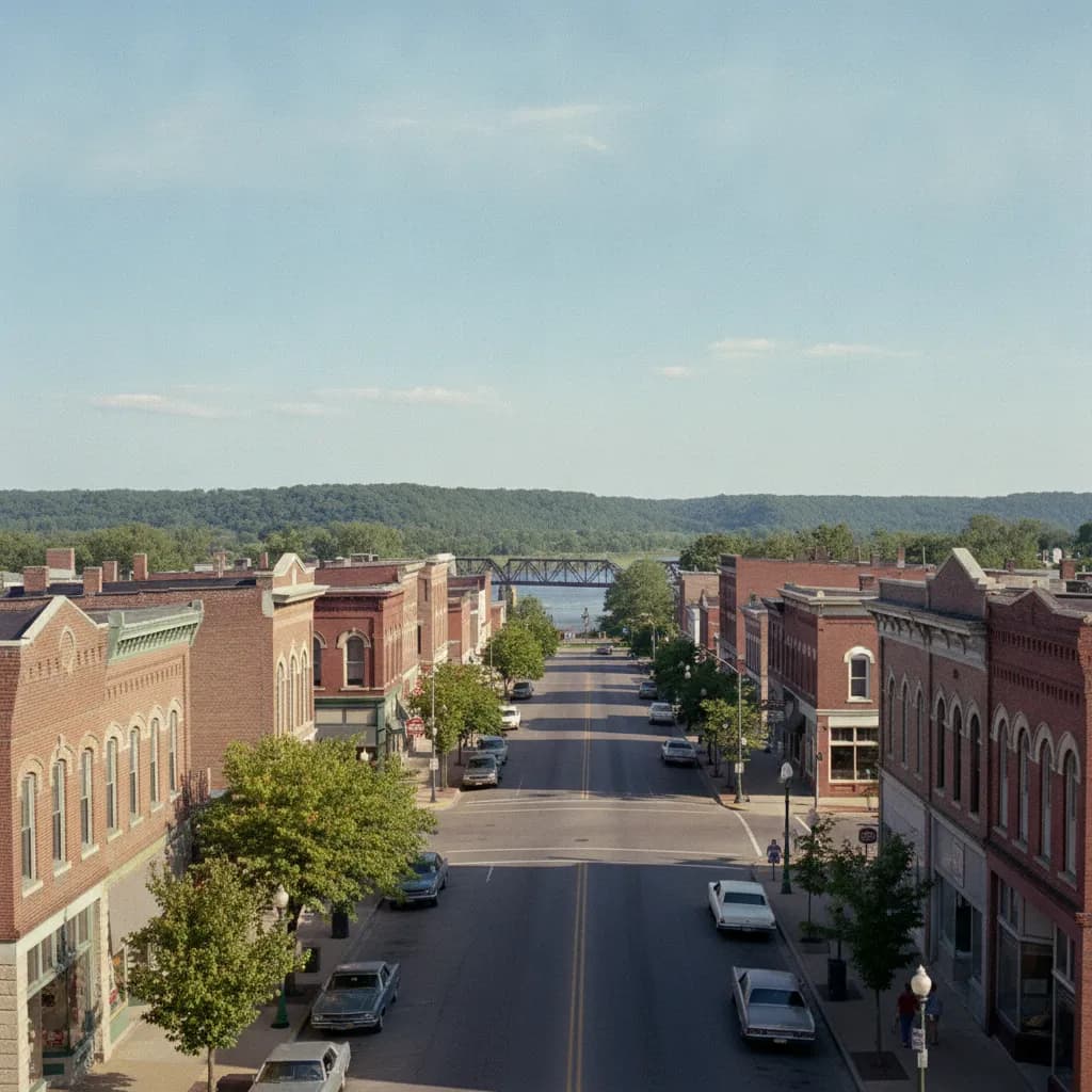 View of Fort Madison, IA