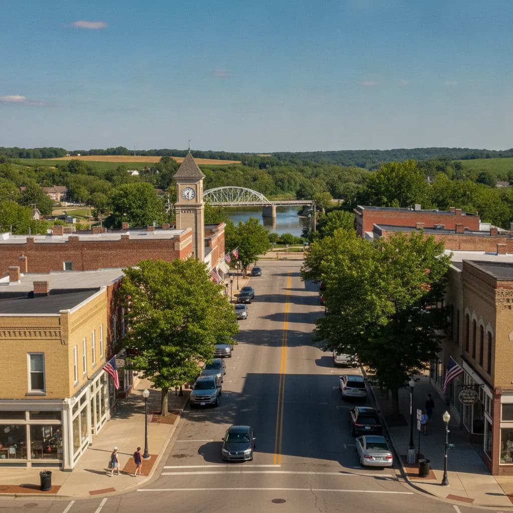 View of Independence, IA