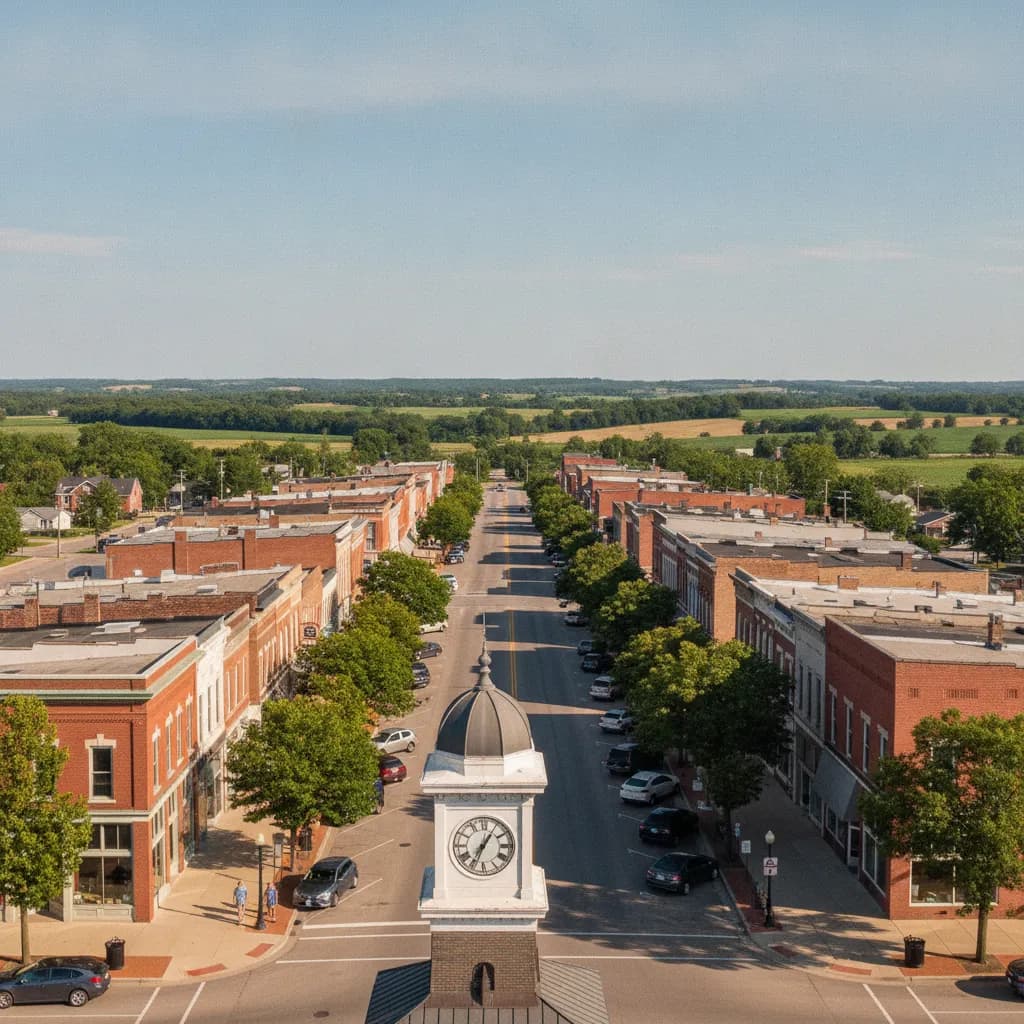View of Jefferson, IA
