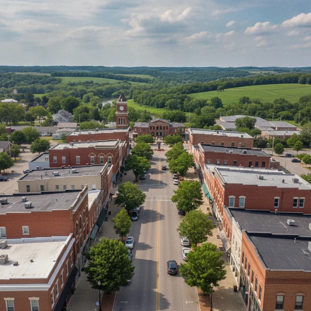 View of Johnston, IA