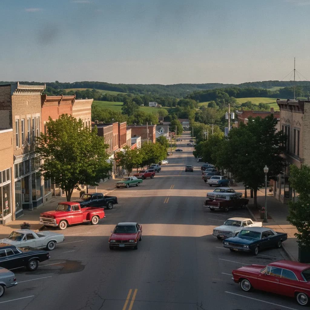 View of Maquoketa, IA