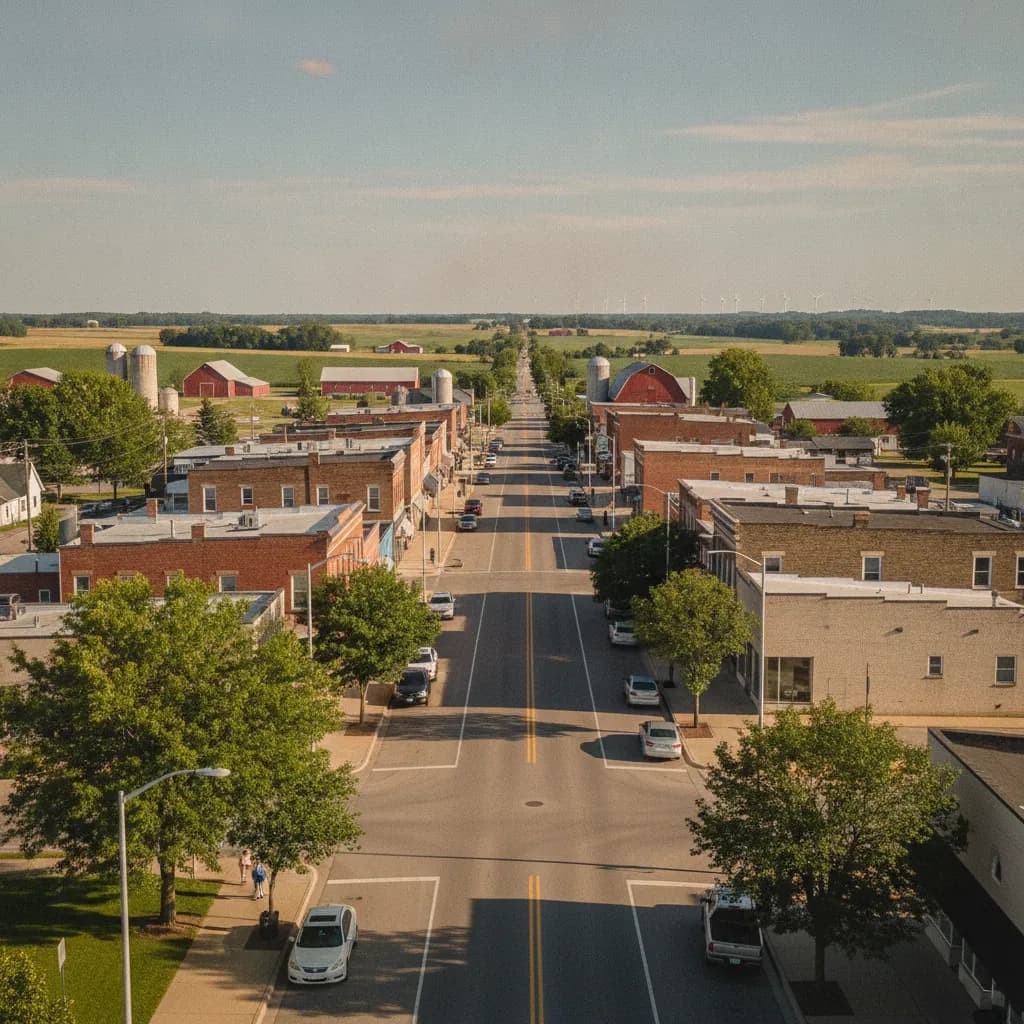 View of Nevada, IA