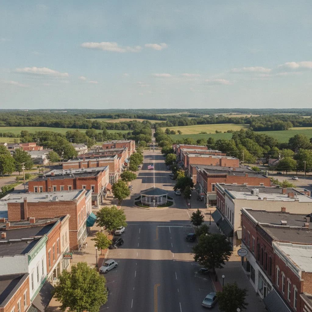 View of Perry, IA