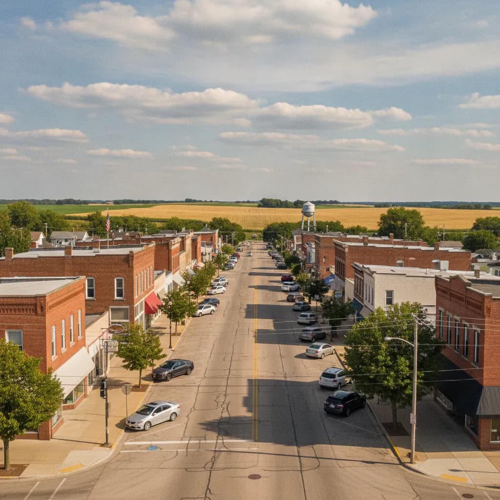 View of Sheldon, IA