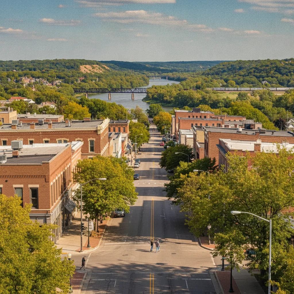 View of Sioux City, IA