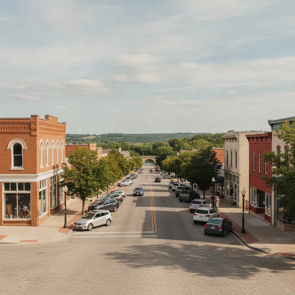 View of Spencer, IA