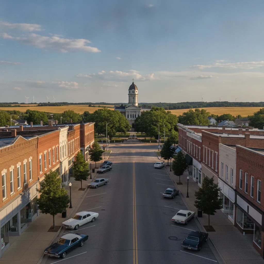 View of Washington, IA