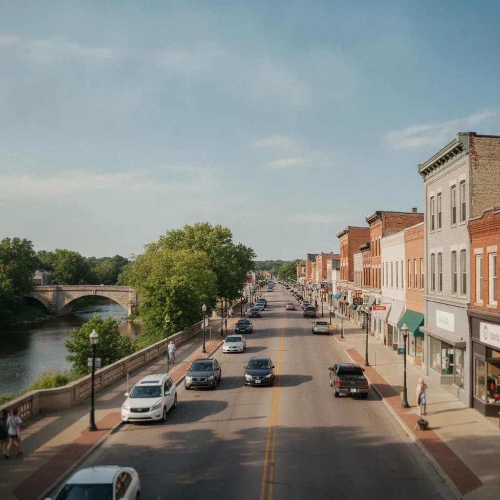 View of Waterloo, IA