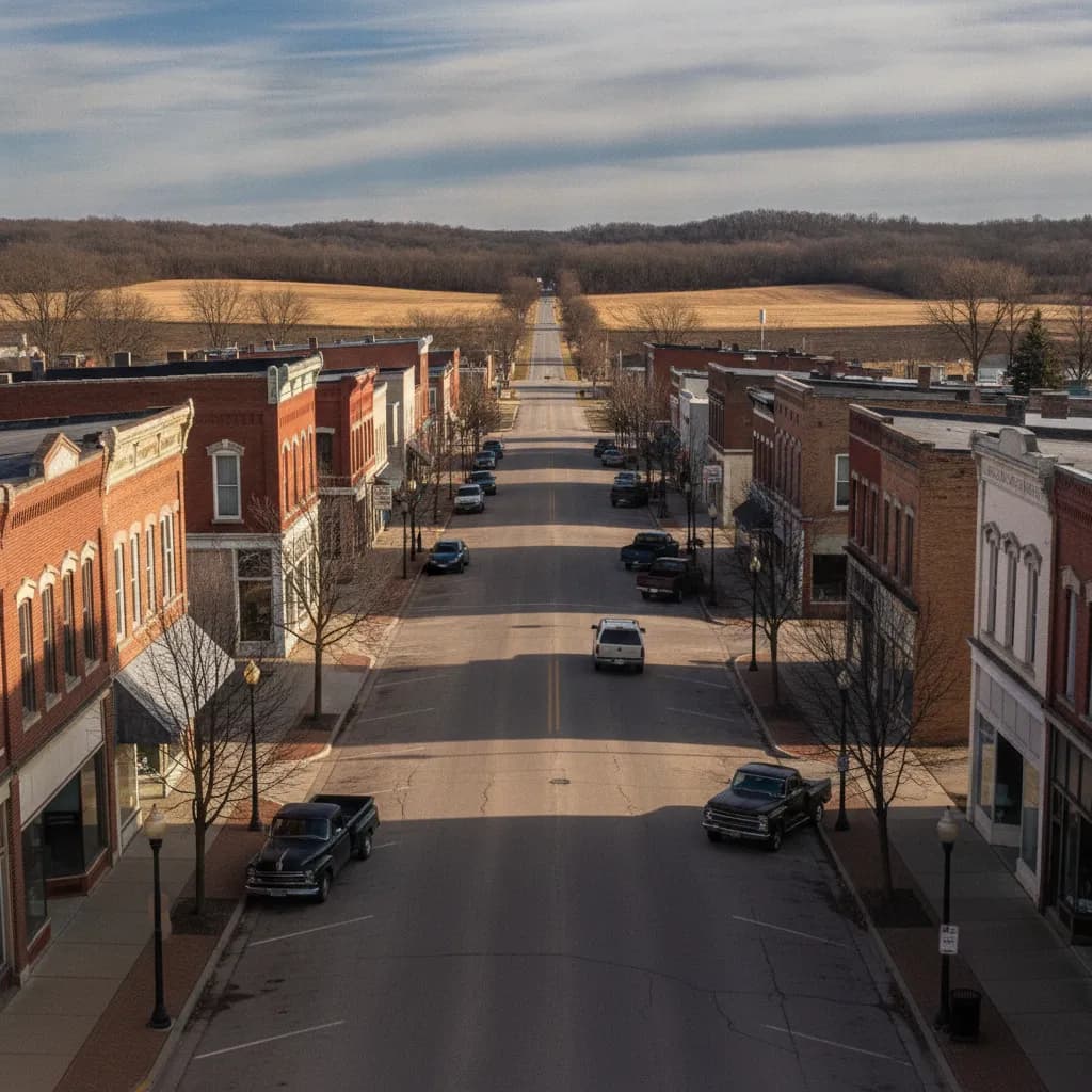 View of Winterset, IA