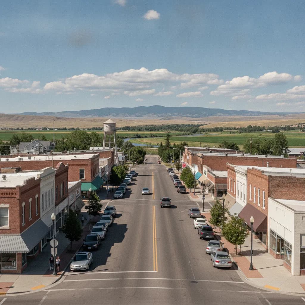 View of Burley, ID