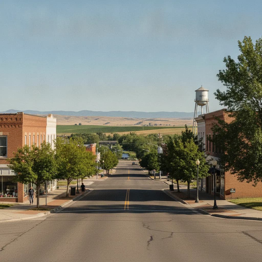 View of Fruitland, ID
